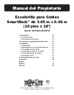 Предварительный просмотр 9 страницы Tripp Lite SmartRack SRCABLELADDER18 Owner'S Manual