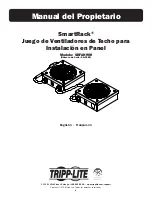 Preview for 6 page of Tripp Lite SmartRack SRFANWM Owner'S Manual