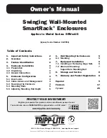 Tripp Lite SmartRack SRW US Series Owner'S Manual preview