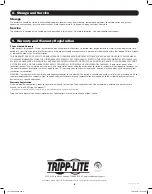 Preview for 8 page of Tripp Lite SmartRack SRW12U13 Owner'S Manual