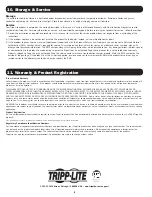 Preview for 8 page of Tripp Lite SmartRack SRWF2U Owner'S Manual