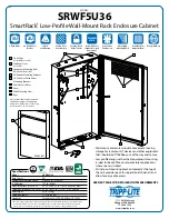 Tripp Lite SmartRack SRWF5U36 Owner'S Manual preview