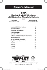 Tripp Lite SMX Series Owner'S Manual preview