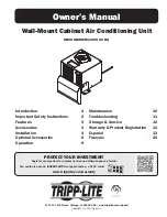 Preview for 1 page of Tripp Lite SRCOOL2KWM Owner'S Manual