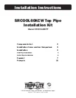 Tripp Lite SRCOOL60KCW Installation Instructions Manual preview