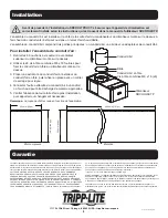 Preview for 8 page of Tripp Lite SRCOOLTPDUCT Installation Instructions Manual