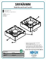 Предварительный просмотр 1 страницы Tripp Lite SRFANWM Owner'S Manual