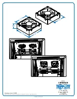 Предварительный просмотр 2 страницы Tripp Lite SRFANWM Owner'S Manual