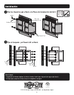 Preview for 8 page of Tripp Lite SRLCDMOUNT Installation Manual