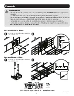 Preview for 4 page of Tripp Lite SRWBSPDRBRKT Installation Manual