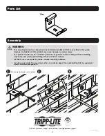 Preview for 2 page of Tripp Lite SRWBWALLBRKTLD Installation Manual