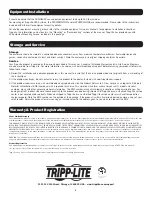 Preview for 6 page of Tripp Lite SRWO12UHD Owner'S Manual