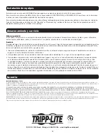 Preview for 12 page of Tripp Lite SRWO12UHD Owner'S Manual