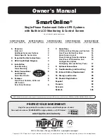 Tripp Lite SU3000LCD2UHV Owner'S Manual preview