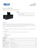 Tripp Lite SUPDM56HW Specifications preview