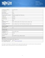 Preview for 3 page of Tripp Lite SUPER7 Specifications