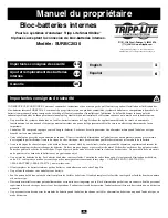 Предварительный просмотр 11 страницы Tripp Lite SURBC2030 Owner'S Manual