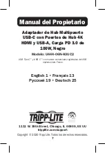 Preview for 7 page of Tripp Lite SYNX6058336 Owner'S Manual