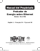 Предварительный просмотр 20 страницы Tripp Lite T015-POE Owner'S Manual