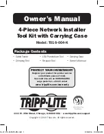 Preview for 1 page of Tripp Lite T016-004-K Owner'S Manual