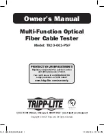 Tripp Lite T020-001-PSF Owner'S Manual preview