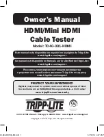 Tripp Lite T040-001-HDMI Owner'S Manual preview