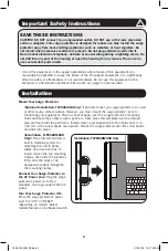 Preview for 2 page of Tripp Lite TLP606DMUSB Owner'S Manual