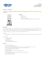 Tripp Lite TR-6FM Specifications preview