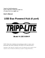 Preview for 1 page of Tripp Lite U203-004-R User Manual