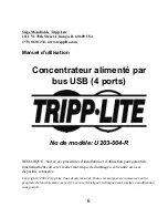 Preview for 6 page of Tripp Lite U203-004-R User Manual