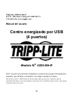 Preview for 11 page of Tripp Lite U203-004-R User Manual