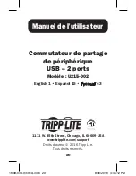 Preview for 29 page of Tripp Lite U215-002 Owner'S Manual