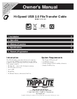 Tripp Lite U232-006 Owner'S Manual предпросмотр