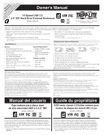 Tripp Lite U256-025 Owner'S Manual preview