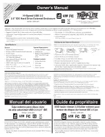 Preview for 1 page of Tripp Lite U256-025 Owner'S Manual