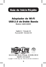 Preview for 9 page of Tripp Lite U263-AC600 Quick Start Manual