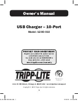 Tripp Lite U280-01 Owner'S Manual preview