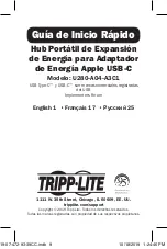 Preview for 9 page of Tripp Lite U280-A04-A3C1 Quick Start Manual