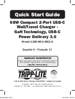 Tripp Lite U280-W02-68C2-G Quick Start Manual preview