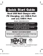 Preview for 1 page of Tripp Lite U280-W02-A1C1 Quick Start Manual