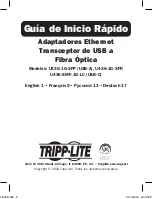 Предварительный просмотр 5 страницы Tripp Lite U336-1G-SFP Quick Start Manual