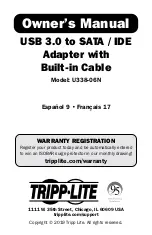 Preview for 1 page of Tripp Lite U338-06N Owner'S Manual