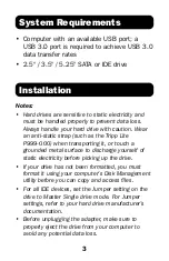 Preview for 3 page of Tripp Lite U338-06N Owner'S Manual