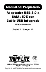 Preview for 9 page of Tripp Lite U338-06N Owner'S Manual