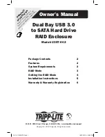 Tripp Lite U357-002 Owner'S Manual preview