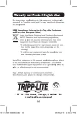 Preview for 10 page of Tripp Lite U357-025-SEC Owner'S Manual