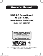Tripp Lite U357-025-UASP Owner'S Manual preview