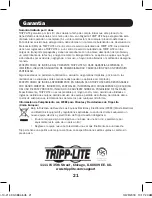 Предварительный просмотр 21 страницы Tripp Lite U360-004-IND Owner'S Manual