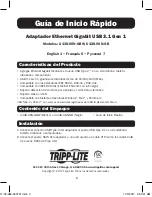 Предварительный просмотр 3 страницы Tripp Lite U436-06N-GBW Quick Start Manual