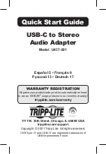 Tripp Lite U437-001 Quick Start Manual предпросмотр